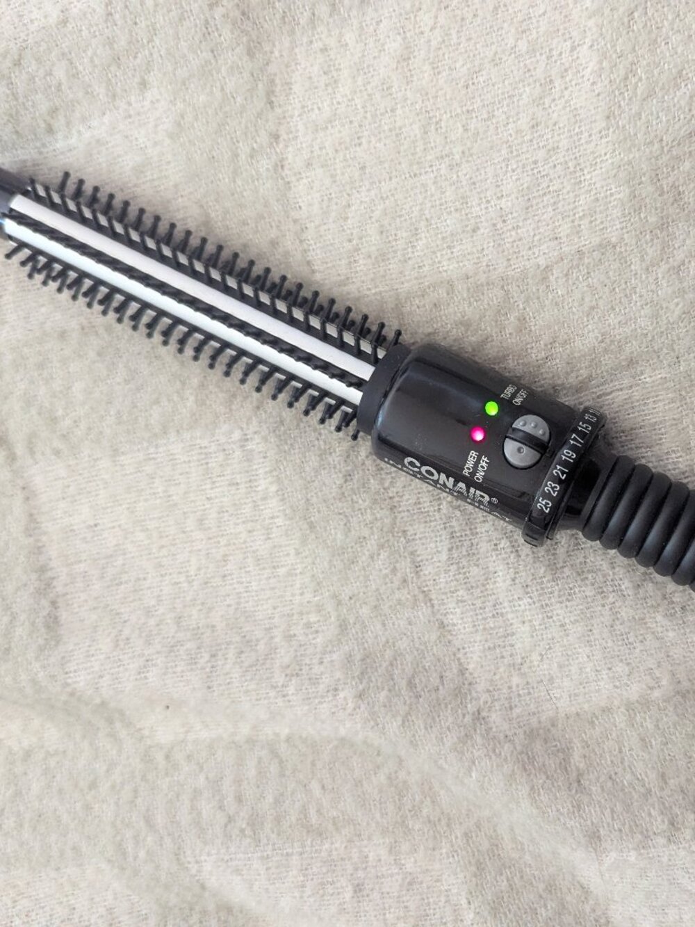 Conair Instant Heat Small Curling Iron with Teeth - Like New